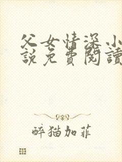父女情深小兰小说免费阅读全文封面