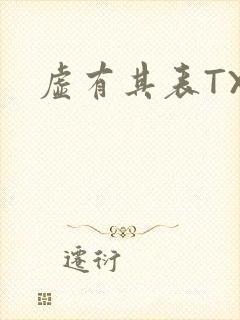 虚有其表TXT封面