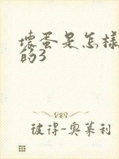 坏蛋是怎样练成的3封面