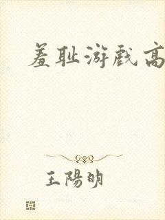 羞耻游戏高h封面