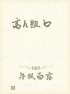 高h粗口