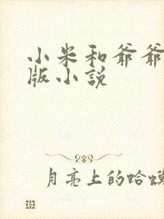 小米和爷爷完整版小说封面
