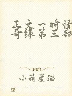 正文～畸情内裤奇缘第三部