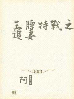 王牌特战之军少追妻封面