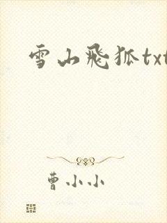 雪山飞狐txt