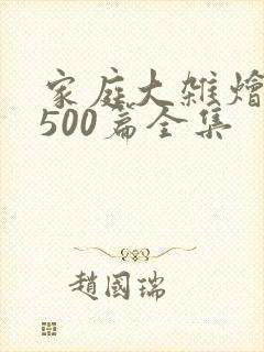 家庭大杂烩小说500篇全集