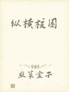 纵横校园封面