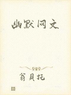 幽默网文封面
