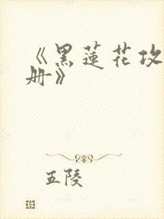《黑莲花攻略手册》封面