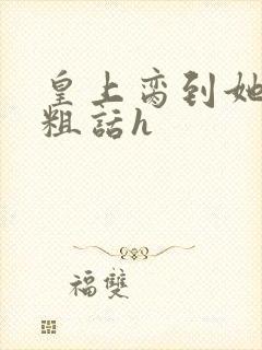 皇上脔到她哭h粗话h封面