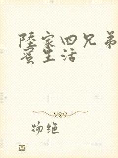 陆家四兄弟的甜蜜生活封面