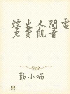 烟火人间电视剧免费观看