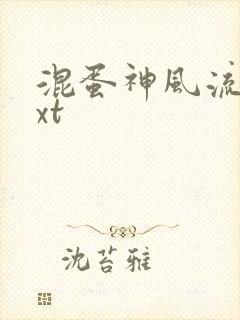 混蛋神风流史txt