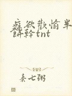 瘾欲欢愉半块小饼干tnt