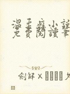 温柔瘾小说全文免费阅读笔趣阁