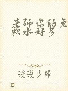 老师你的兔子好软水好多