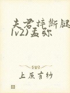 夫君摔断腿后(1v2)孟弥封面