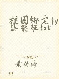 校园绑定jy收集系统txt封面