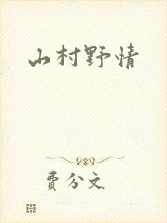 山村野情封面