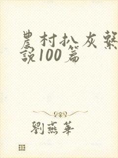 农村扒灰系列小说100篇封面