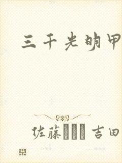 三千光明甲