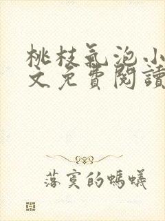 桃枝气泡小说全文免费阅读