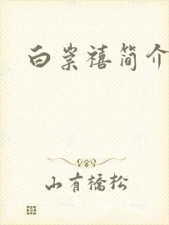 白崇禧简介