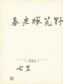 春光辉荒野