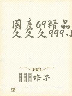 国产69精品久久久久999小说