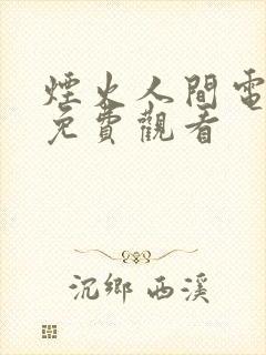 烟火人间电视剧免费观看