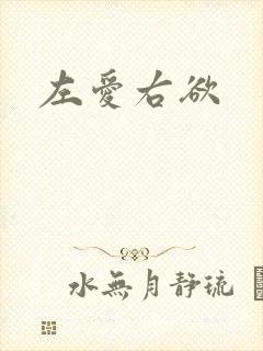 左爱右欲封面