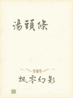 汤头条
