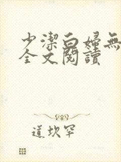 少洁白妇无删减全文阅读封面