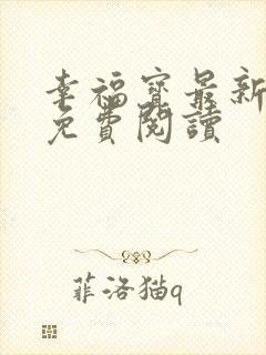 幸福宝最新章节免费阅读封面