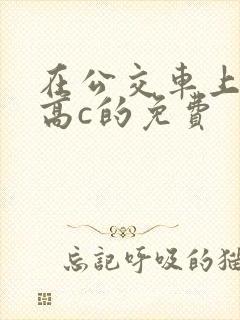 在公交车上弄到高c的免费