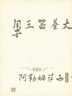 用玉器养大的皇子封面