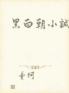 黑白朝小诚