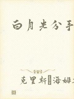 白月光分手日常封面