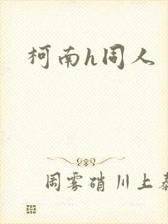 柯南h同人封面