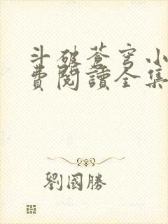 斗破苍穹小说免费阅读全集封面