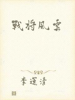 战将风云封面
