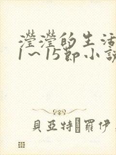 滢滢的生活日记1～15节小说封面
