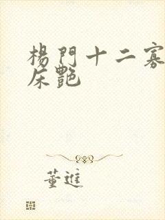 杨门十二寡妇肉床艳
