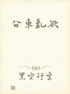 公车乱欲封面