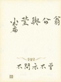 小莹与公翁第八篇封面