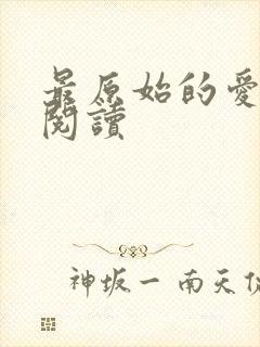 最原始的爱全文阅读封面