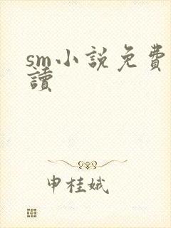 sm小说免费阅读封面