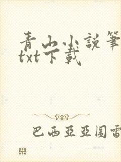 青山小说笔趣阁txt下载