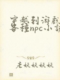 穿越到游戏里和各种npc小说