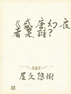 《盛唐幻夜》作者是谁?